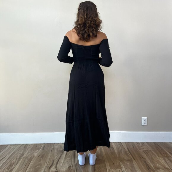 Reformation Ballari Dress | Black | SALE| NEW |SIZE 2| SIZE 4 - Picture 4 of 4